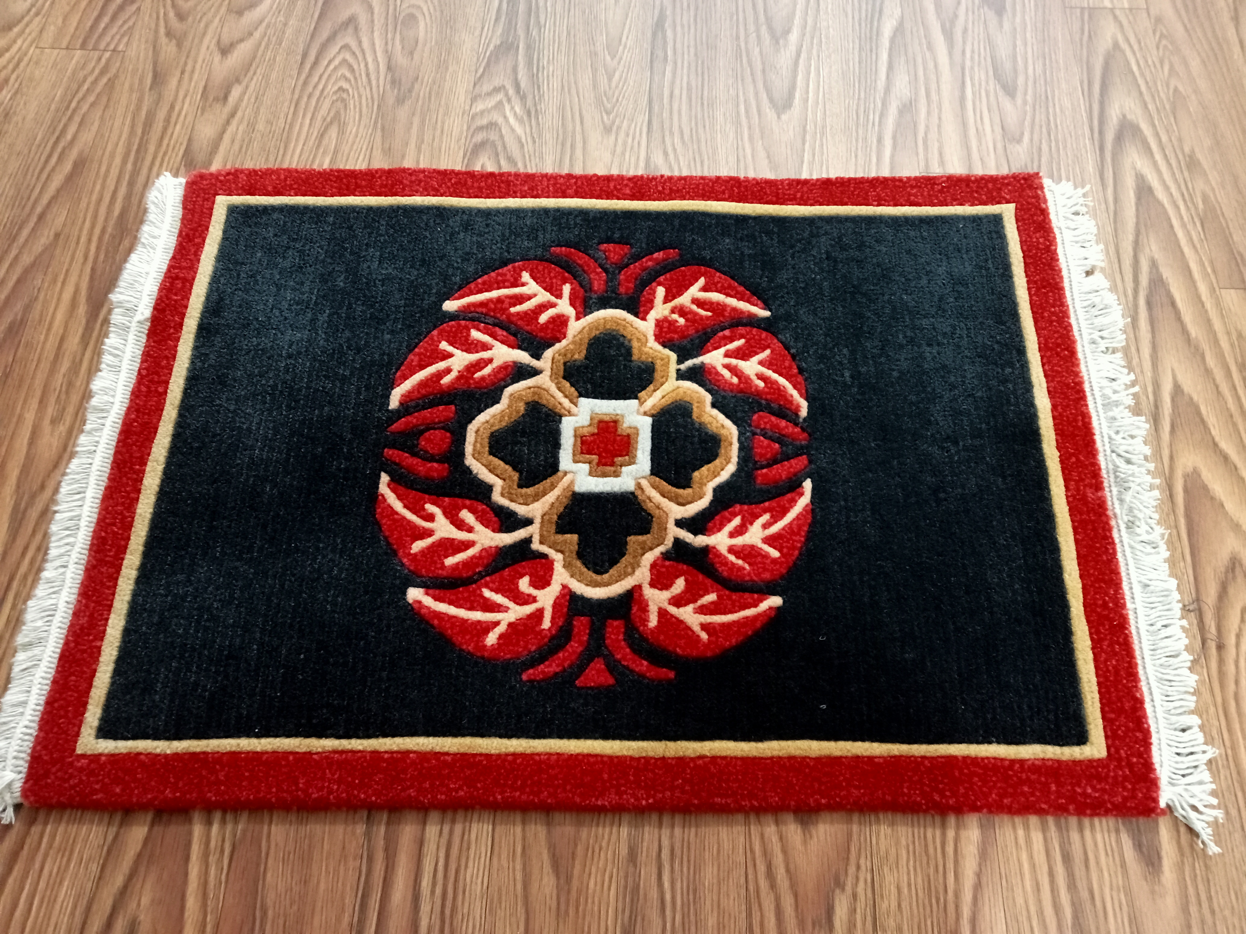 Handmade Nepali Carpet-Doormat-Chakati-46 Cm x 65 Cm NepSouk
