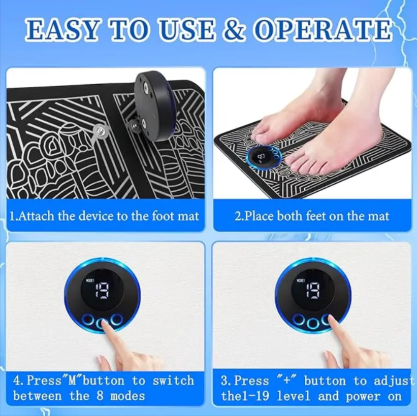 EMS Foot Massager for Pain and Circulation NepSouk
